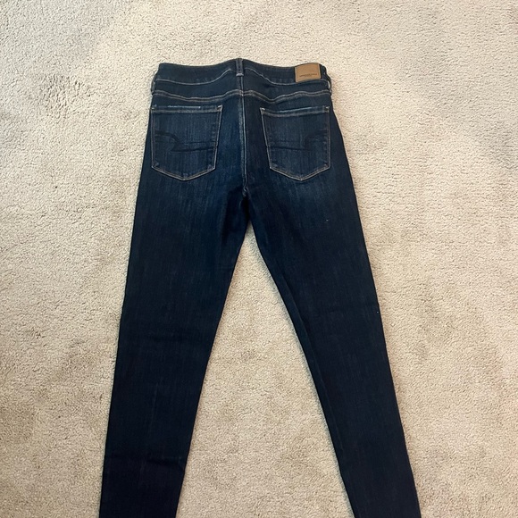 Dark Blue American Eagle Skinny Jeans - Picture 3 of 5